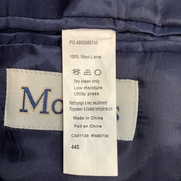 RALPH LAUREN Blue Oversized Wool Blazer Size 44S - Picture 11 of 13